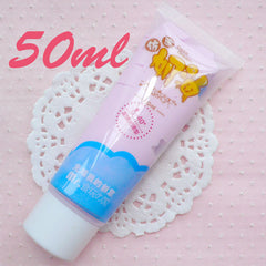 Deco Cream / Whipped Cream Clay / Fake Sillicone Icing / Faux Frosting (Light Purple / 50ml + 2 Piping Tips) Kawaii iPhone Decoden CLAY24