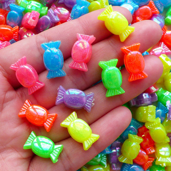 Plastic shop candy beads