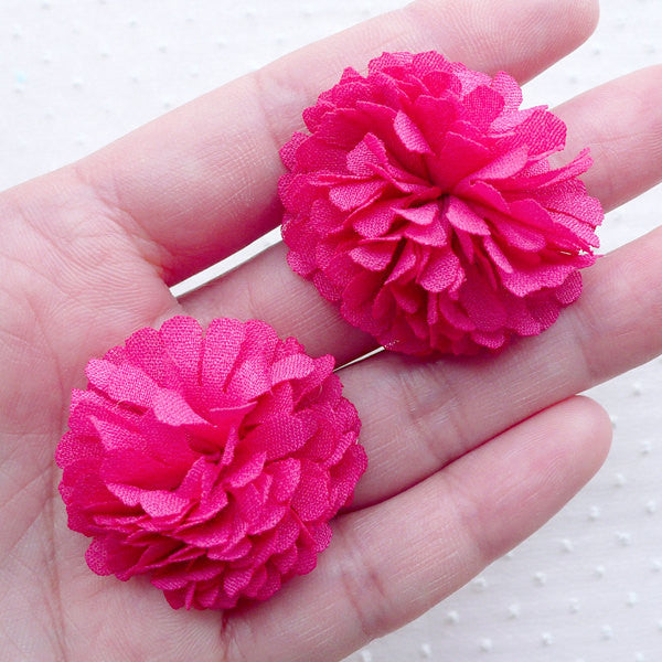 Floral Pom Pom Hairclip Floral Pom Pom Hairclip