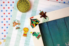 Circus Sticker Transparent PVC Sticker (40-45pcs) Home Decor Planner Decoration Photo Deco Cute Scrapbook Seal Label Card Embellishment S298