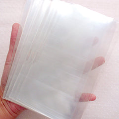 Clear Plastic Bags / Clear Cello Bags (9cm x 16cm / 50 pcs) Etsy Shop Product Packaging Wrapping Bags Chocolate Cookie Candy Food Bags GB129