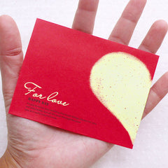 Mini Love Letter Envelopes / Small Wedding Invitation Card Envelope (10pcs / 9.7cm x 7.4cm / 3.81" x 2.91" / Red) Valentines Day S331