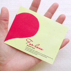 Small Love Envelopes / Mini Valentine Day Envelope (10pcs / 9.7cm x 7.4cm / 3.81" x 2.91") Square Flap Envelope Wedding Invitation Card S330