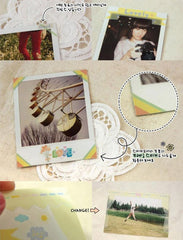 CLEARANCE Party PVC Stickers / Clear Deco Sticker from Korea (6 sheets) Diary Sticker Deco Stickers Card Making Resin Cabochon Making S357