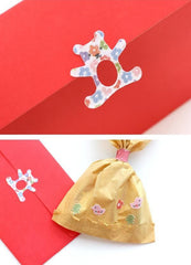Animal Fabric Stickers (1 Sheet) Home Decoration Party Decor Scrapbooking Favor Packaging Diary Journal Deco Sticker Card Embellishment S364
