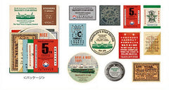 CLEARANCE Traveler's Notebook 5th Anniversary Star Edition Collaborates w/ Star Ferry Company (11pcs) Passport Stickers Hong Kong Travel Sticker S358