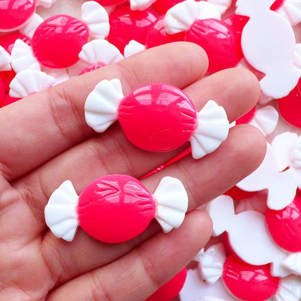 Bow Tie Bead / Acrylic Bow Spacers (8pcs / 13mm x 10mm / Rose Gold) Bi, MiniatureSweet, Kawaii Resin Crafts, Decoden Cabochons Supplies