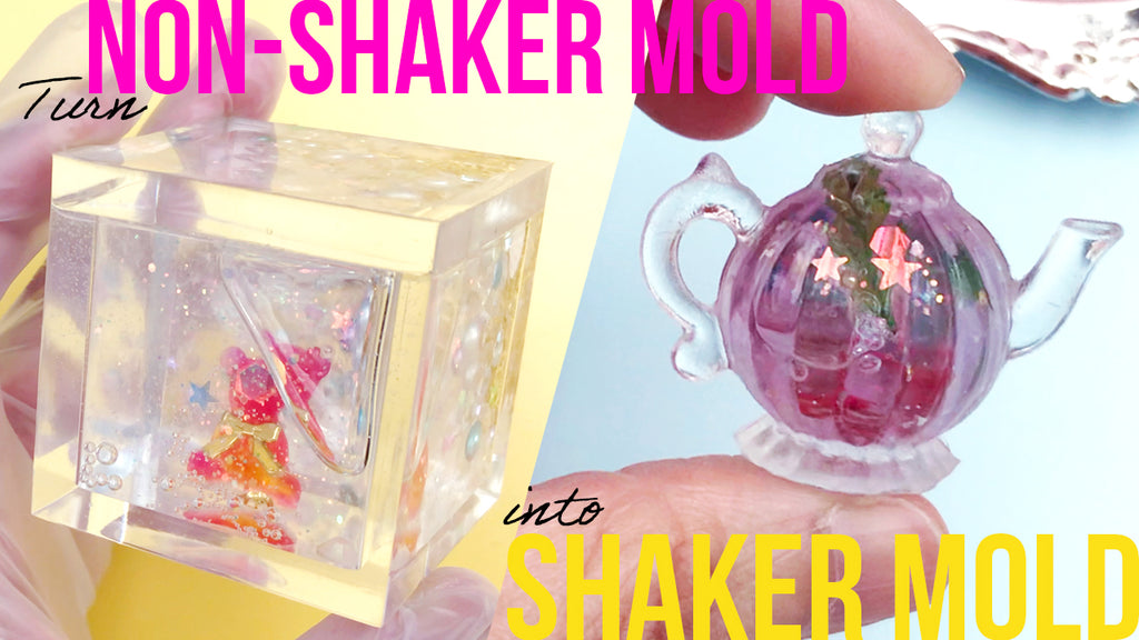Resin Techniques: How to Make Resin Shaker Charm with Non-Shaker Mold (2 Techniques)