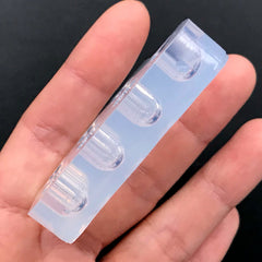 Kawaii Pill Capsule Mold (10 Cavity) | Cute 3D Medicine Pill Silicone Mould | UV Resin Jewellery DIY (9mm x 20mm)