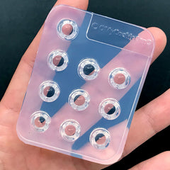 Cute Pill Capsule Mould (10 Cavity) | Kawaii Pills DIY | Medicine Silicone Mould | UV Resin Embellishments Making (10mm x 20mm)