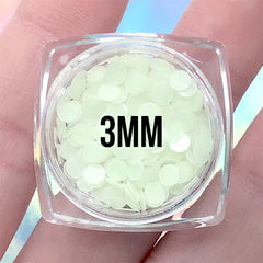 Round Confetti with Glow in the Dark Effect | Dot Confetti | Circle Confetti | Filling Materials for Resin Crafts (1 gram)