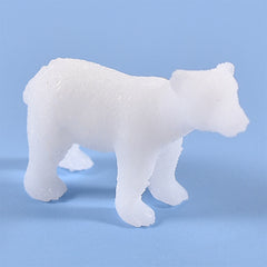 Miniature Polar Bear Figurine | 3D Animal Resin Inclusion | Resin Diorama DIY | Resin Craft Supplies (1 piece / 18mm x 12mm)