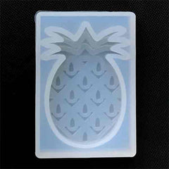 Pineapple Silicone Mold | Fruit Mould | Decoden Cabochon DIY | Clear Soft Mold for UV Resin | Epoxy Resin Crafts (32mm x 50mm)