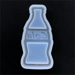 Cola Bottle Shaker Charm Silicone Mold | Sode Pop Soft Drink Resin Shaker Mould | Kawaii Resin Jewellery Supplies (29mm x 62mm)
