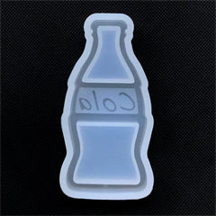 Cola Bottle Shaker Charm Silicone Mold | Sode Pop Soft Drink Resin Shaker Mould | Kawaii Resin Jewellery Supplies (29mm x 62mm)