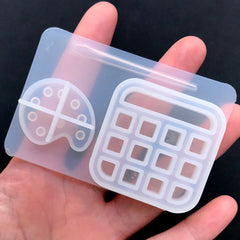 Paint Palette Silicone Mold | Painting Pallet Mould | Miniature Drawing Art Supplies DIY | Kawaii Resin Crafts