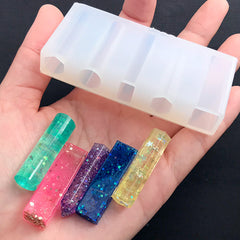 Assorted Crystal Shard Silicone Mold (5 Cavity) | Quartz Bar Mold | UV Resin Jewellery Supplies | Epoxy Resin Pendant DIY (10mm x 35mm)