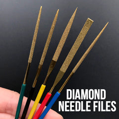 High Precision Diamond Needle File Tool Set | Resin and Jewelry Sanding Tool | DIY Craft Supplies (Set of 5 pcs)
