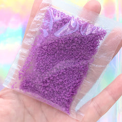 Phosphorescent Sand Particles | Glow in the Dark Sand | Fluorescent Sand | Resin Inclusions (Purple Blue / 10 grams)