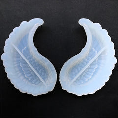 Angel Wing Trinket Dish Silicone Mold (Set of 2) | Kawaii Trinket Tray Making | Magical Girl Home Decoration | Resin Art Supplies (125mm x 80mm)