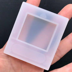 Game Cartridge Shaker Silicone Mold | Kawaii Nerd Decoden DIY | Resin Mould for Gamer Accessories Making (50mm x 57mm)