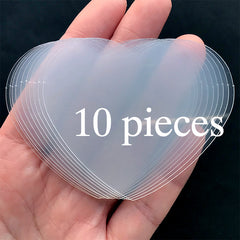 Heart Maze Silicone Mold | Kawaii Shaker Cabochon Mold | Decoden Supplies | Resin Jewelry Making (72mm x 58mm)