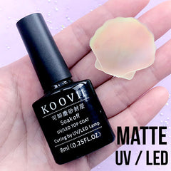 HIGH QUALITY Matte Sealer for Resin Craft | UV LED Top Coating with Frosted Finish | Foggy Top Coat (8ml)
