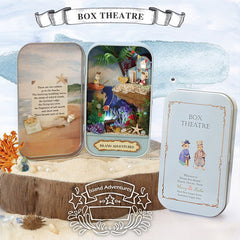 Dollhouse Miniature Box Theatre Craft Kit in 1:24 Scale | Island Adventures | Doll House Toy | Birthday Gift