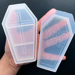 Large Rectangle Silicone Mold (6 Cavity) | Rectangular Mold | Epoxy Resin  Art | Flexible Soap Mould | Food Safe Mold (55mm x 80mm)