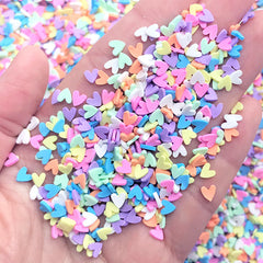 Polymer Clay Sprinkles in Cube Shape, Fake Toppings
