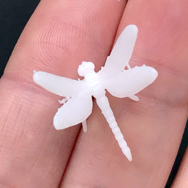 3D Dragonfly Figurine | Faux Insect for Resin Diorama DIY | Fairy Garden Making | Filling Material for Resin Art (1 piece / 16mm x 18mm)