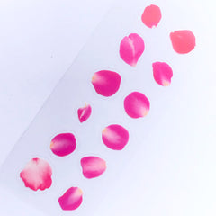 Floral Petal Stickers | Flower Embellishment for Resin Craft | Clear Film | Resin Inclusion | PVC Sticker | Scrapbooking