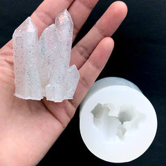 Quartz Shards Silicone Mold | Resin Crystal Shard Mold | Epoxy Resin Craft Supplies (48mm x 59mm)