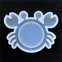 Crab Shaker Charm Silicone Mold | Marine Life Mould | Resin Shaker Making | Kawaii Animal Mold | Resin Craft Supplies (60mm x 45mm)
