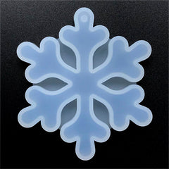 Snowflake Ornament Silicone Mold for Resin Craft | Christmas Home Decor | Epoxy Resin Mould | UV Resin Clear Mold (65mm x 75mm)