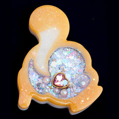 Squirrel Butt Resin Shaker Charm Silicone Mold | Animal Butt Cabochon Mold | Kawaii Shake Shake Decoden Piece DIY (52mm x 71mm)