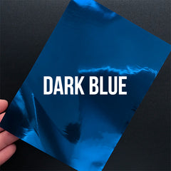 DARK BLUE Toner Adhesion Foil (Set of 20 pcs) | Heat Transfer Foil | Toner Reactive Foil | Metallic Foil | DIY Foiled Calligraphy for Resin Crafts (100mm x 150mm)