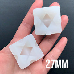 Merkaba Sacred Geometry Silicone Mold | 3D Merkabah Symbol Mould | Star Tetrahedron Mold | Spiritual Jewelry DIY | Resin Art