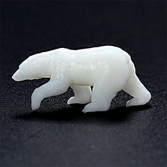 Polar Bear Figurine | 3D Resin Inclusion | Miniature Animal | Diorama Resin Art Supplies (1 piece / 20mm 25mm 30mm)