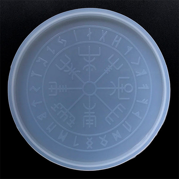 Vegvisir Norse Wheel of the Year Silicone Mold | Viking Compass Mould ...