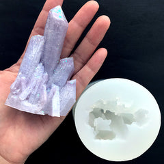 Large Crystal Shards Silicone Mold | Resin Quartz Shard Mould | Epoxy Resin Art Supplies (56mm x 88mm)