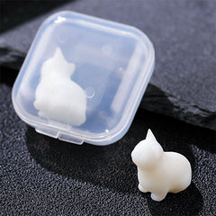 3D Cat Resin Inclusion | Miniature Animal for Resin Terrarium Making | Mini Figurine | Resin Craft Supplies (1 piece / 12mm x 20mm)