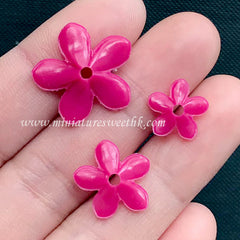 3D Flower Silicone Mold (3 Cavity) | Floral Mold | UV Resin Jewelry Making | Clear Soft Mold (11mm, 14mm and 19mm)