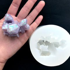 Large Crystal Shards Silicone Mold | Resin Quartz Shard Mould | Epoxy Resin Art Supplies (56mm x 88mm)