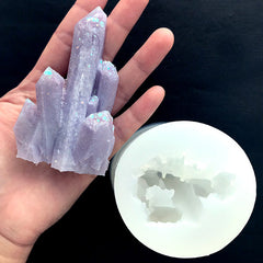 Large Crystal Shards Silicone Mold | Resin Quartz Shard Mould | Epoxy Resin Art Supplies (56mm x 88mm)