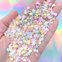 Pastel Cupcake Sprinkles for Fake Cake Decoration | Faux Toppings | Kawaii Decoden Supplies | Resin Inclusions (Mix / 10 grams)