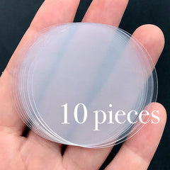 Pocket Watch Shaker Silicone Mold | Kawaii Resin Shaker Charm DIY | Waterfall Decoden Cabochon Making | Resin Craft Supplies (49mm x 65mm)