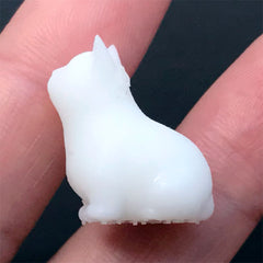 3D Cat Resin Inclusion | Miniature Animal for Resin Terrarium Making | Mini Figurine | Resin Craft Supplies (1 piece / 12mm x 20mm)