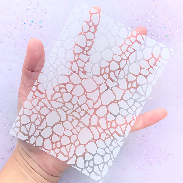 Water Ripple Clear Film Sheet | Resin Inclusion | Water Effect Embelli ...