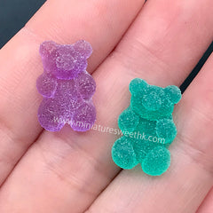 Sugar Bear Candy Silicone Mold (15 Cavity) | Fake Food Making | Faux Food Jewellery DIY | Kawaii Decoden Craft Supplies (11mm x 16mm)